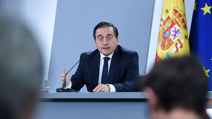 Telediario 2 - Albares responde a Israel que "está fuera de lugar" que acuse a España de ser "un paraíso de odio"