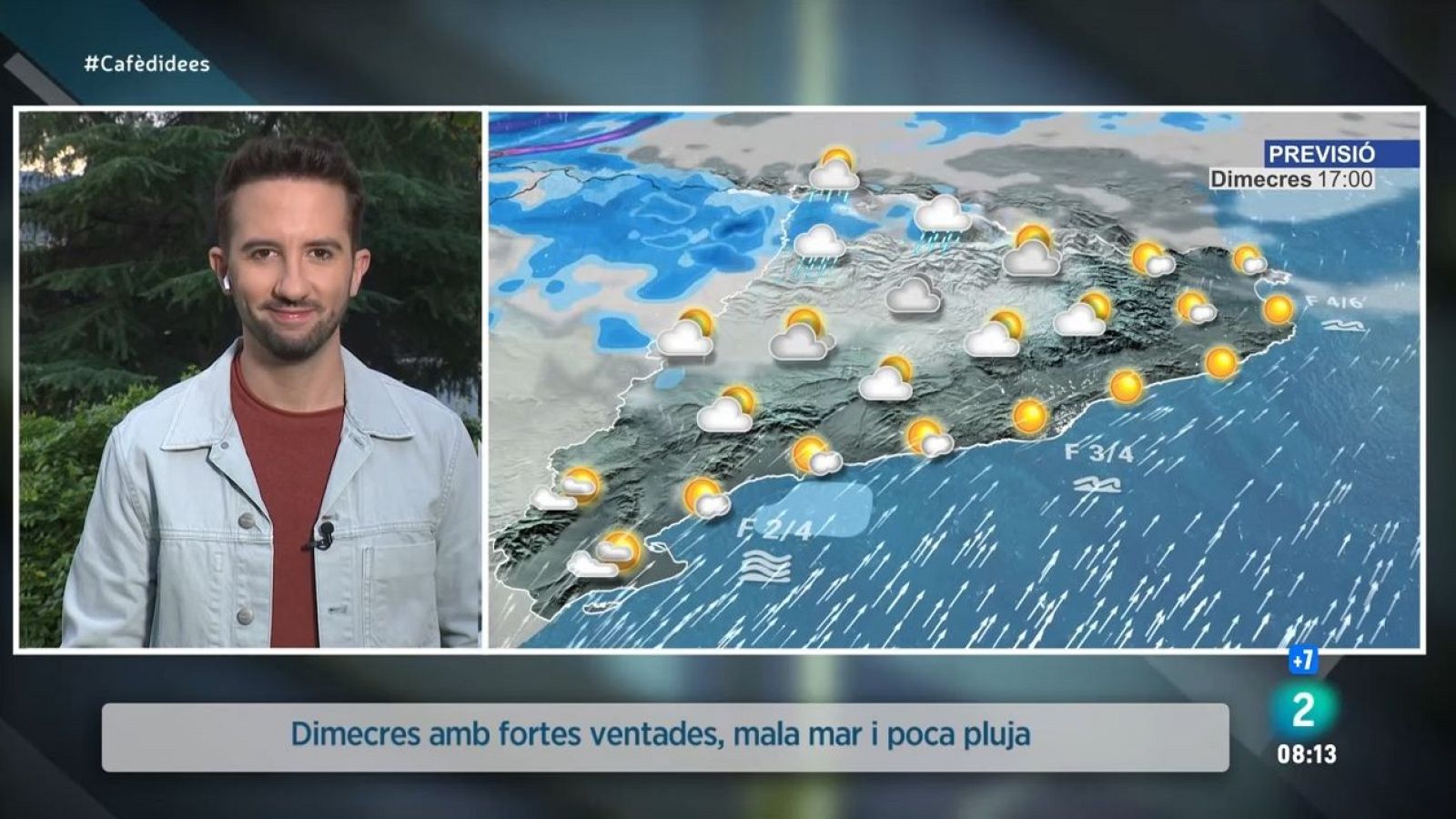 El Temps - La borrasca Kirk deixarà fortes ventades i poca pluja | Veure