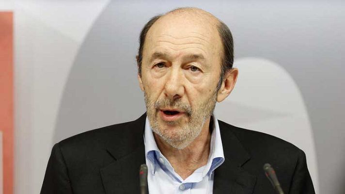 Telediario 1 - Rubalcaba hace balance del 2012
