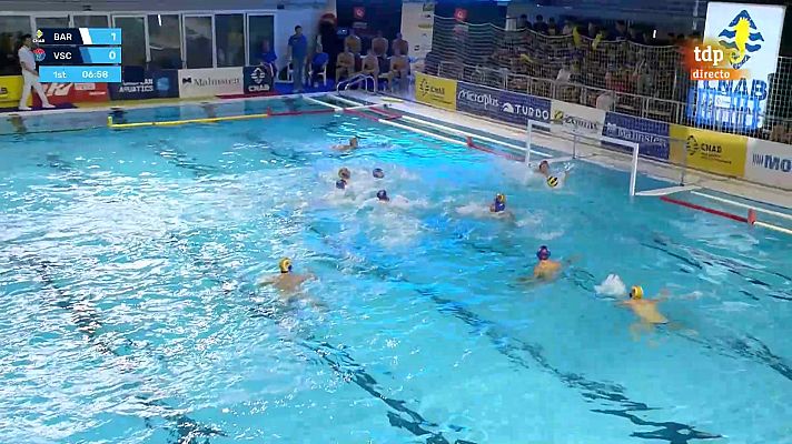 Waterpolo - Liga Europea Masculina. 1ª jornada: Zodiac CN AT. Barceloneta - Vasas Plaket