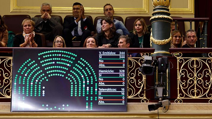 La tarde en 24h - El Congreso de los Diputados aprueba por unanimidad la ley ELA