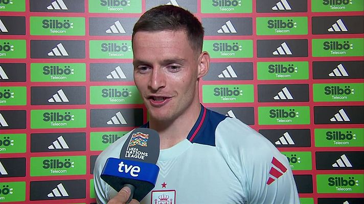 UEFA Nations League - Sergio Gómez: ''Muy orgulloso de mi camino desde la sub 16 hasta hoy, esperemos que haya más''