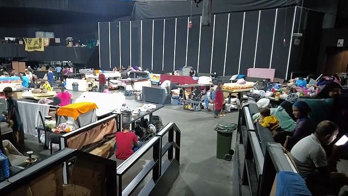 Telediario Fin de Semana - La mayor discoteca de Beirut se convierte en un refugio para los desplazados