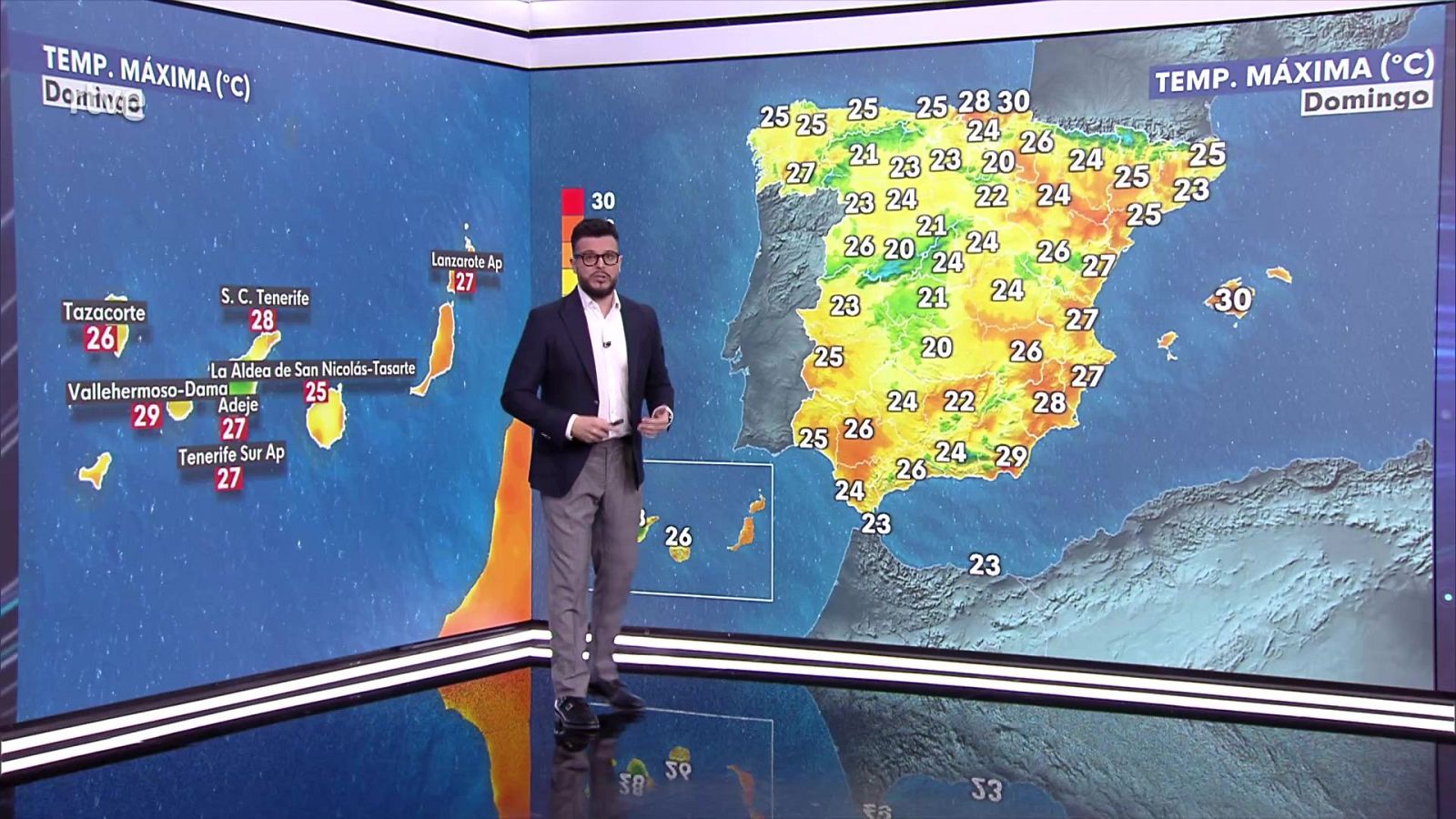 Temperaturas máximas en aumento casi general en la Península - ver ahora