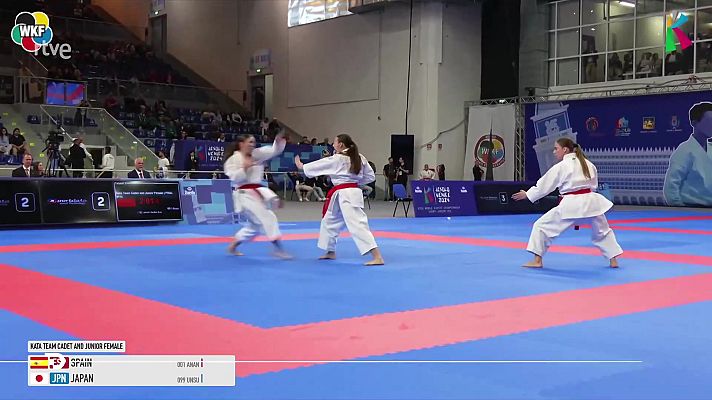 Telediario Fin de Semana - España logra siete medallas de oro en el Mundial júnior de karate disputado en Venecia