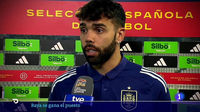 David Raya sobre la titularidad, a TVE: "Todo jugador quiere representar a su país y ponerle la vida difícil al míster" | Ver