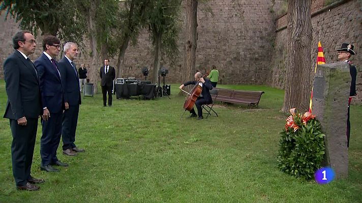 L'Informatiu - Primer homenatge a Lluís Companys amb la nul·litat del seu judici reconeguda i amb Illa com a president