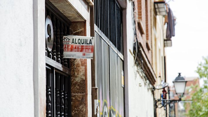 Telediario 1 - Informe de vivienda del Banco de España: un 25% de la población vive de alquiler