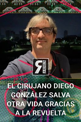 La Revuelta - Broncano ayuda a Diego González Rivas a salvar una vida
