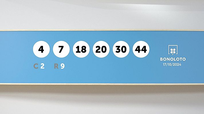 SELAE - Sorteo de la Lotería Bonoloto del 17/10/2024