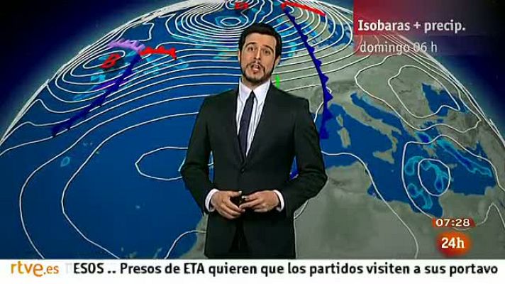 El tiempo - Vientos fuertes en Galicia