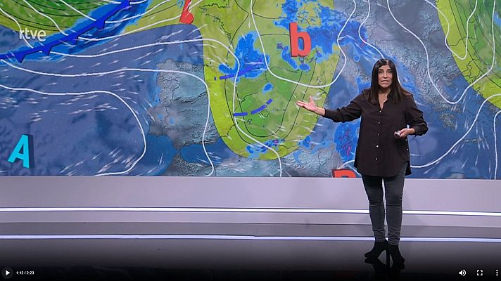 El temps - Fred, neu i ruixats i cap de setmana: nits fredes i migdies suaus