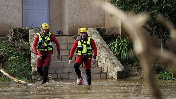 Telediario 1 - El sur y centro-este de Francia sufre sus peores inundaciones en 40 años