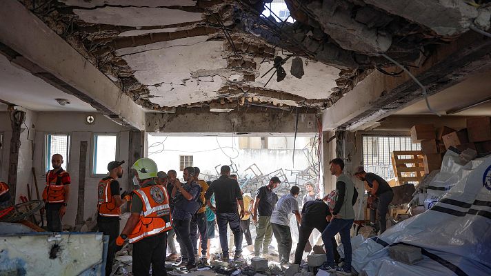 Telediario Fin de Semana - Un ataque israelí en el campamento de refugiados de Al-Shati deja siete muertos