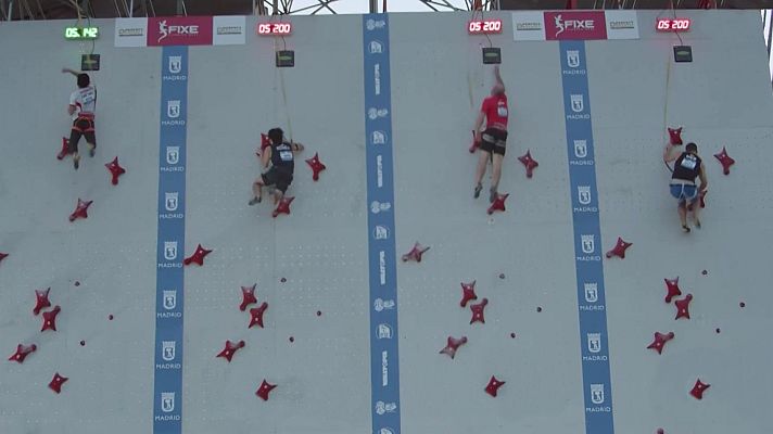 Escalada deportiva - Prueba Internacional IFSC de velocidad y relevo 4X4. Finales