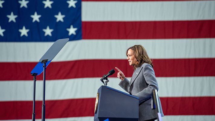 Telediario Fin de Semana - Cruce de ataques entre Trump y Harris en la ronda de mítines por los Estados decisivos