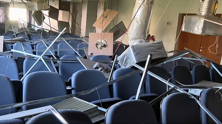 Telediario Fin de Semana - Las secuelas de un ataque israelí a un hospital de Beirut