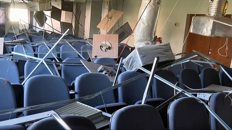 Las secuelas de un ataque israelí a un hospital de Beirut | Ver