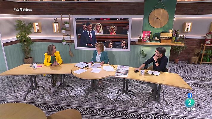 Cafè d'idees - Óscar Puente, Jéssica Albiach i tertúlia esportiva