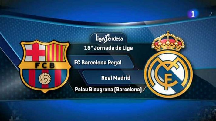 Baloncesto en RTVE - Endesa: FC Barcelona Regal-R.Madrid