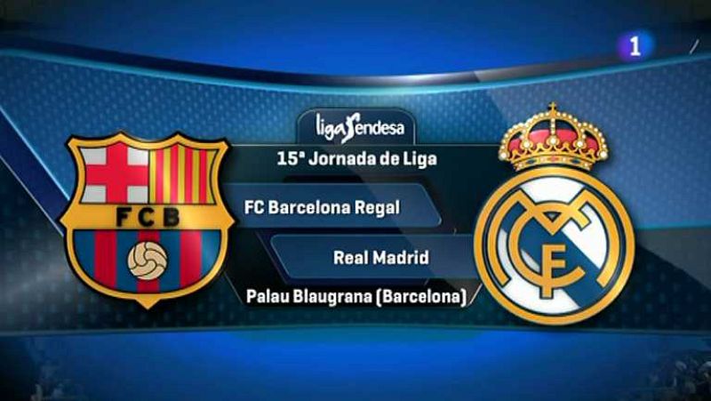 Baloncesto - Liga Endesa: FC Barcelona Regal-Real Madrid - Ver ahora