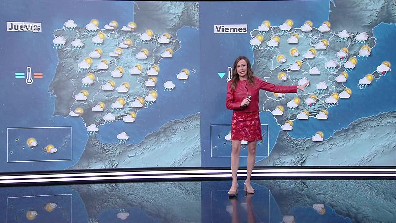 Máximas descienden en extremo noroeste, mediterráneo y medianías de Canarias, ascensos en meseta Sur - ver ahora