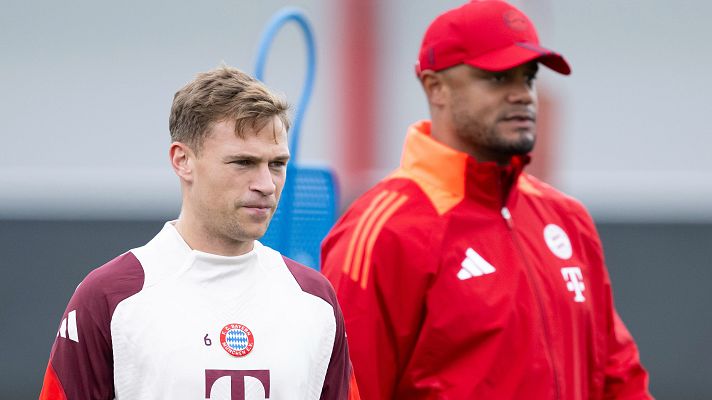 Telediario 2 - Kompany y Kimmich elogian a La Masía, Xavi y al Barça de Guardiola