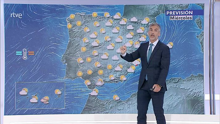 El tiempo - Probables chubascos fuertes y/o persistentes acompañados de tormenta en zonas de la Comunidad Valenciana