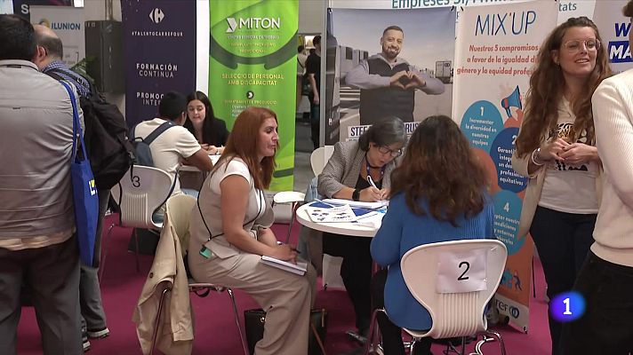 L'Informatiu - La fira Sí i millor aterra al Saló de l'Ocupació