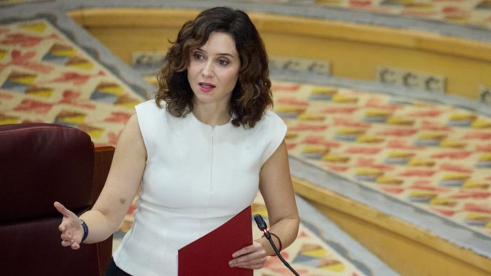 Telediario 1 - Ayuso culpa al Gobierno de la nueva investigación judicial a su pareja