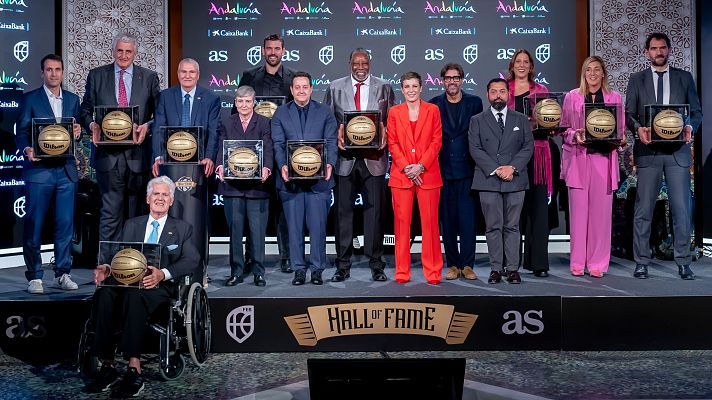 Telediario Matinal - Marc Gasol, Garbajosa, Brabender, Audie Norris y Petrovic engrandecen el Salón de la Fama del basket español