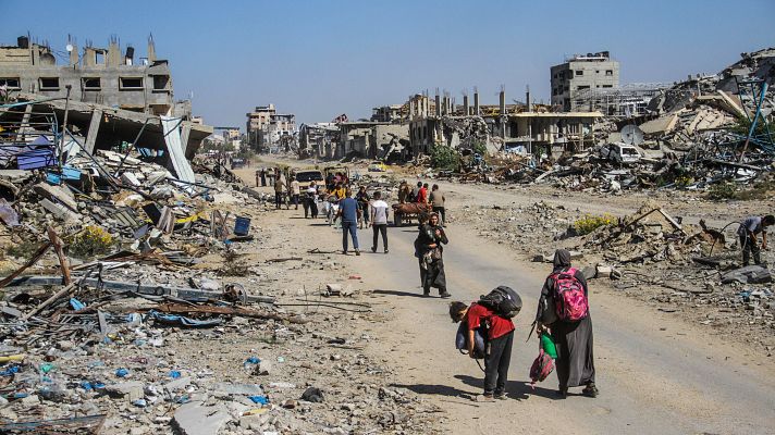 Telediario 1 - Israel continúa sus ataques sobre el norte de la Franja y deja 20 palestinos muertos, entre ellos 14 niños