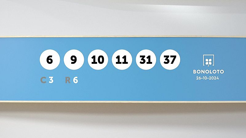 Sorteo de la Lotería Bonoloto del 26/10/2024 - Ver ahora