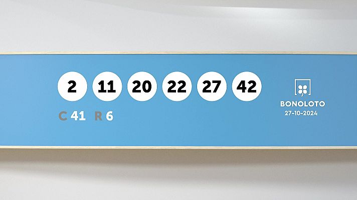 SELAE - Sorteo de la Lotería Bonoloto del 27/10/2024