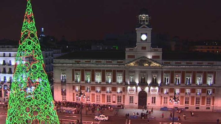 Telediario 1 - Todo listo en la Puerta del Sol