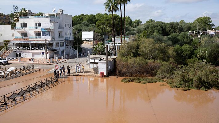 Daños de la DANA: se inunda el puerto de Monacar, en Mallorca | Ver