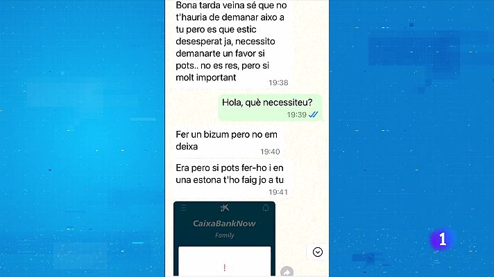 L'Informatiu - Les estafes per WhatsApp, cada cop més perfeccionades