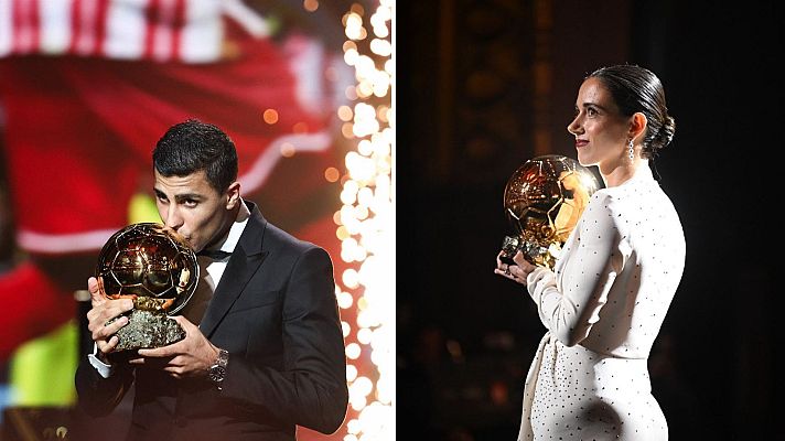 Telediario Matinal - Rodri Hernández y Aitana Bonmatí ganan el Balón de Oro