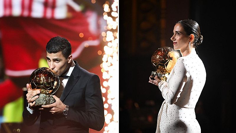 Rodri Hernández y Aitana Bonmatí ganan el Balón de Oro | Ver