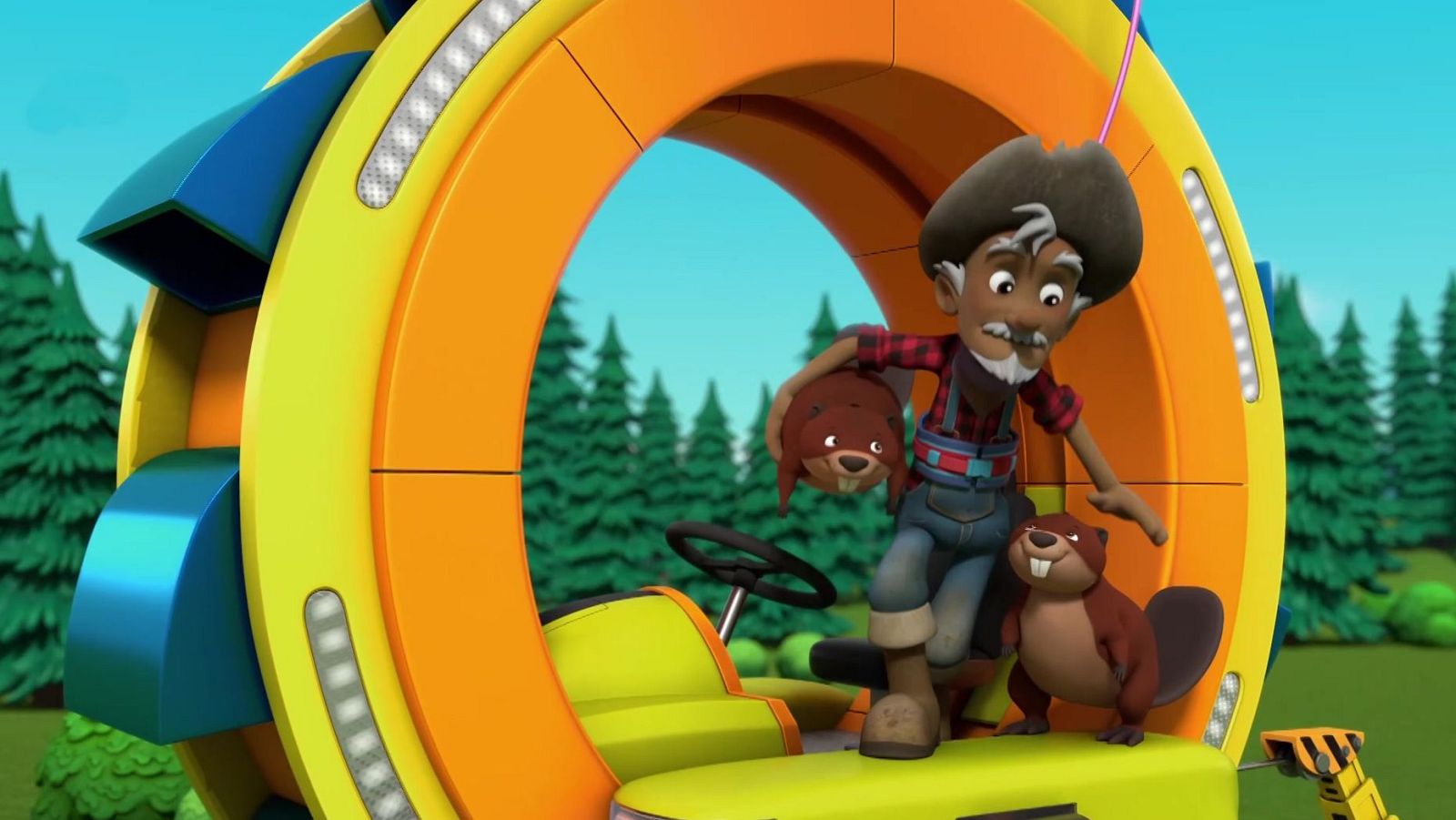 La patrulla detiene una máquina de buscar oro - La patrulla canina | Ver