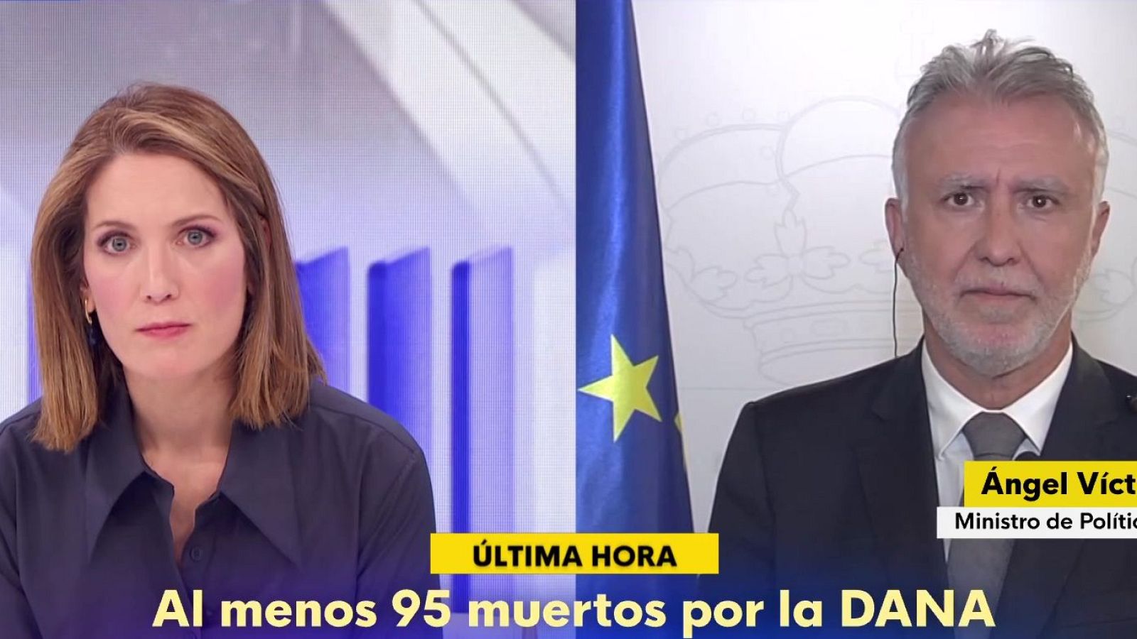 El Gobierno aumenta a 95 el número de fallecidos por la DANA - La hora de La 1 | Ver
