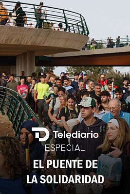 Telediario 1 - Miles de personas se desplazan a las zonas afectadas por la DANA para ayudar