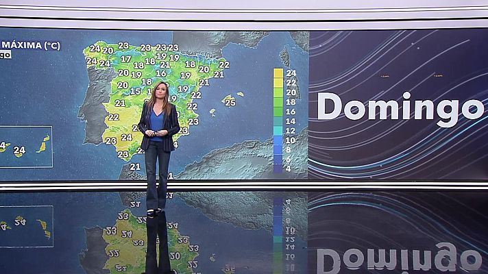 El tiempo - Temperaturas máximas en aumento en el oeste peninsular
