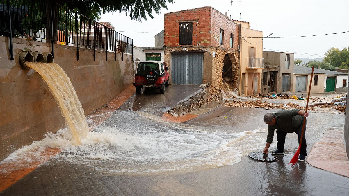 La DANA mantiene en alerta a la Comunidad Valenciana y Catalua