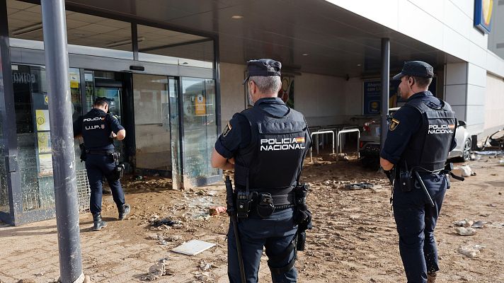 Telediario Fin de Semana - Más de 80 detenidos por robo, pillaje y saqueos en las zonas afectadas por la DANA