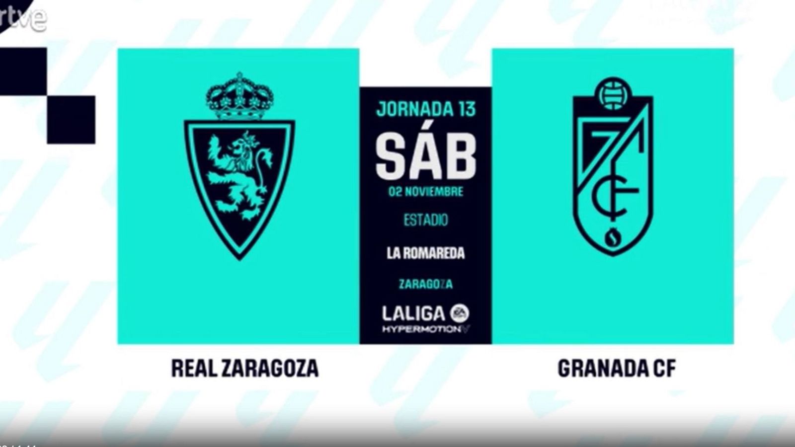 Zaragoza - Granada: resumen del partido, 13ª jornada. Ver en RTVE Play