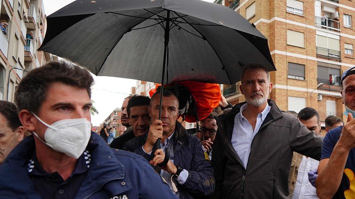 Telediario Fin de Semana - Caos y tensión en la visita de los reyes a Paiporta