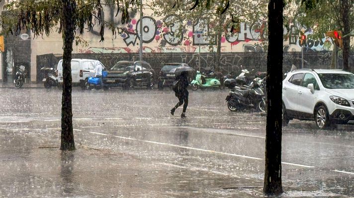 El tiempo - Las lluvias continúan en el litoral catalán y norte de Levante