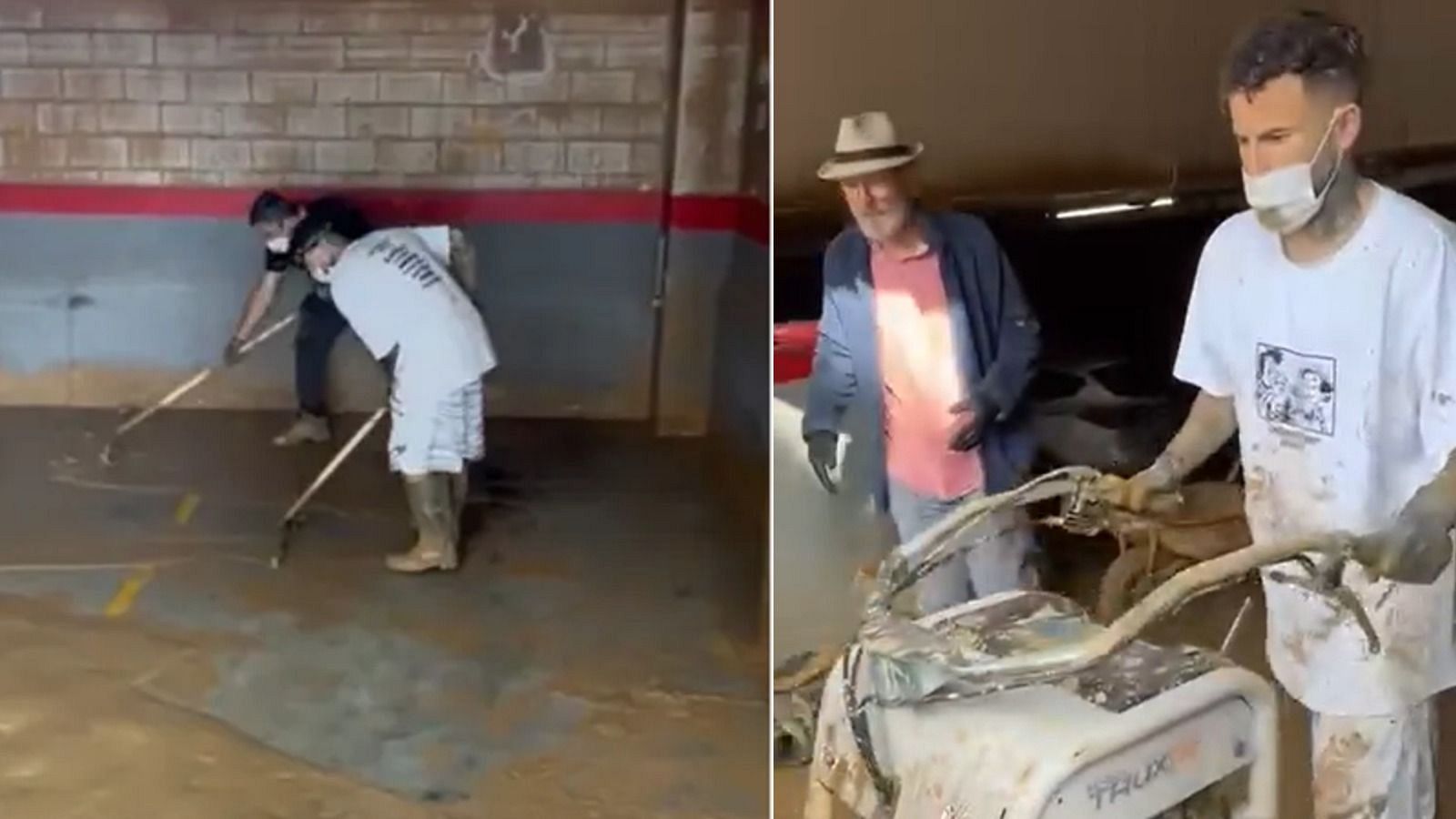 Rubén García ayuda a los vecinos de Paiporta y no viaja con Osasuna | Ver