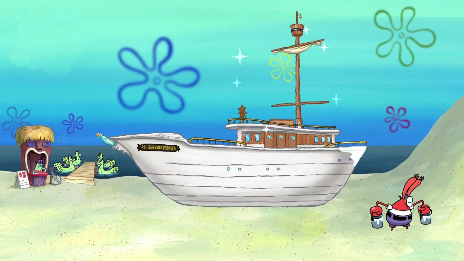 Abandonen el barco, merluzos - Bob Esponja | Ver